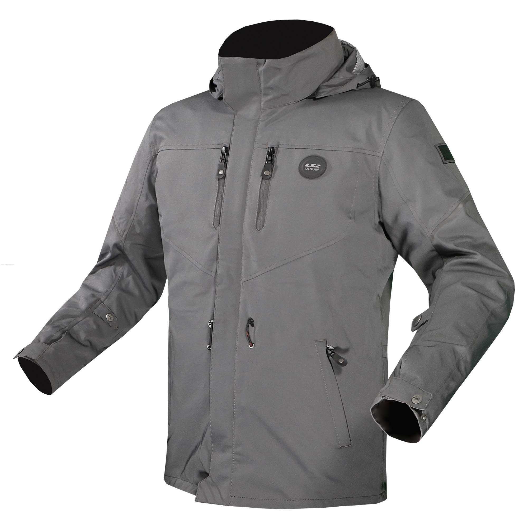 Chamarra Deportiva LS2 Gris Rambla Evo Textil