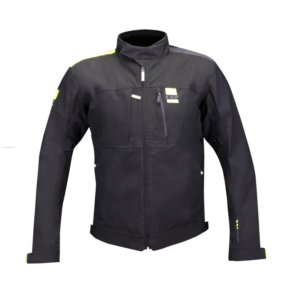 Chamarra Deportiva LS2 Titanium L Negro Textil