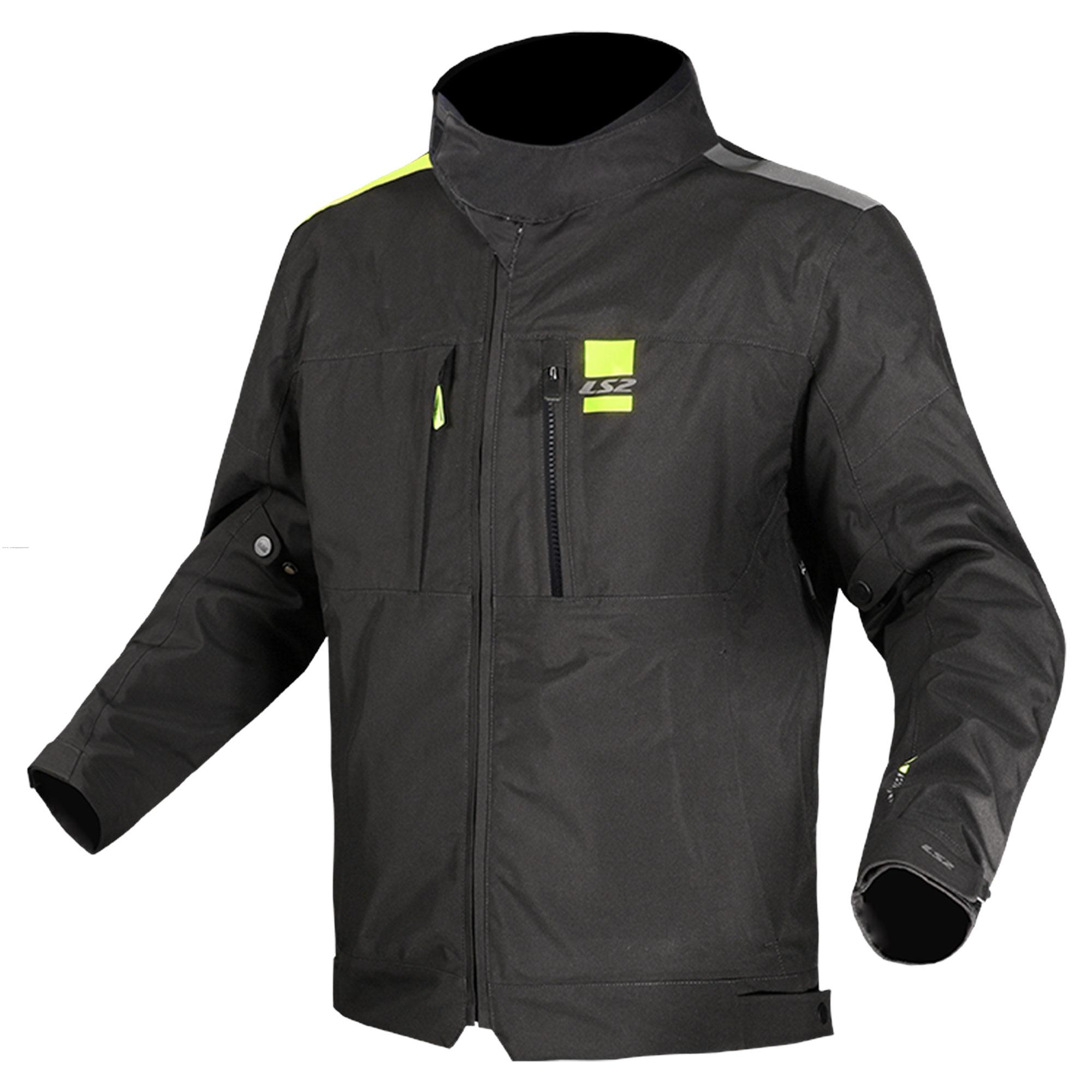 Chamarra Deportiva LS2 Titanium XXL Negro Textil