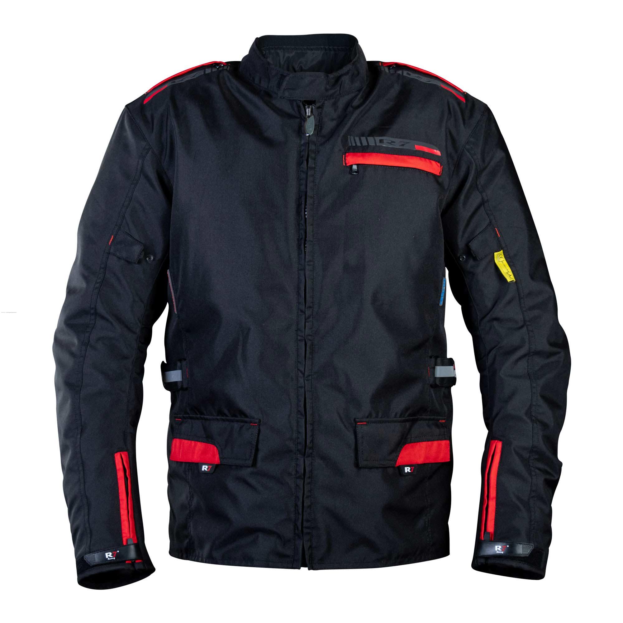 Chamarra Deportiva R7 RACING R7-231 XS Rojo Textil