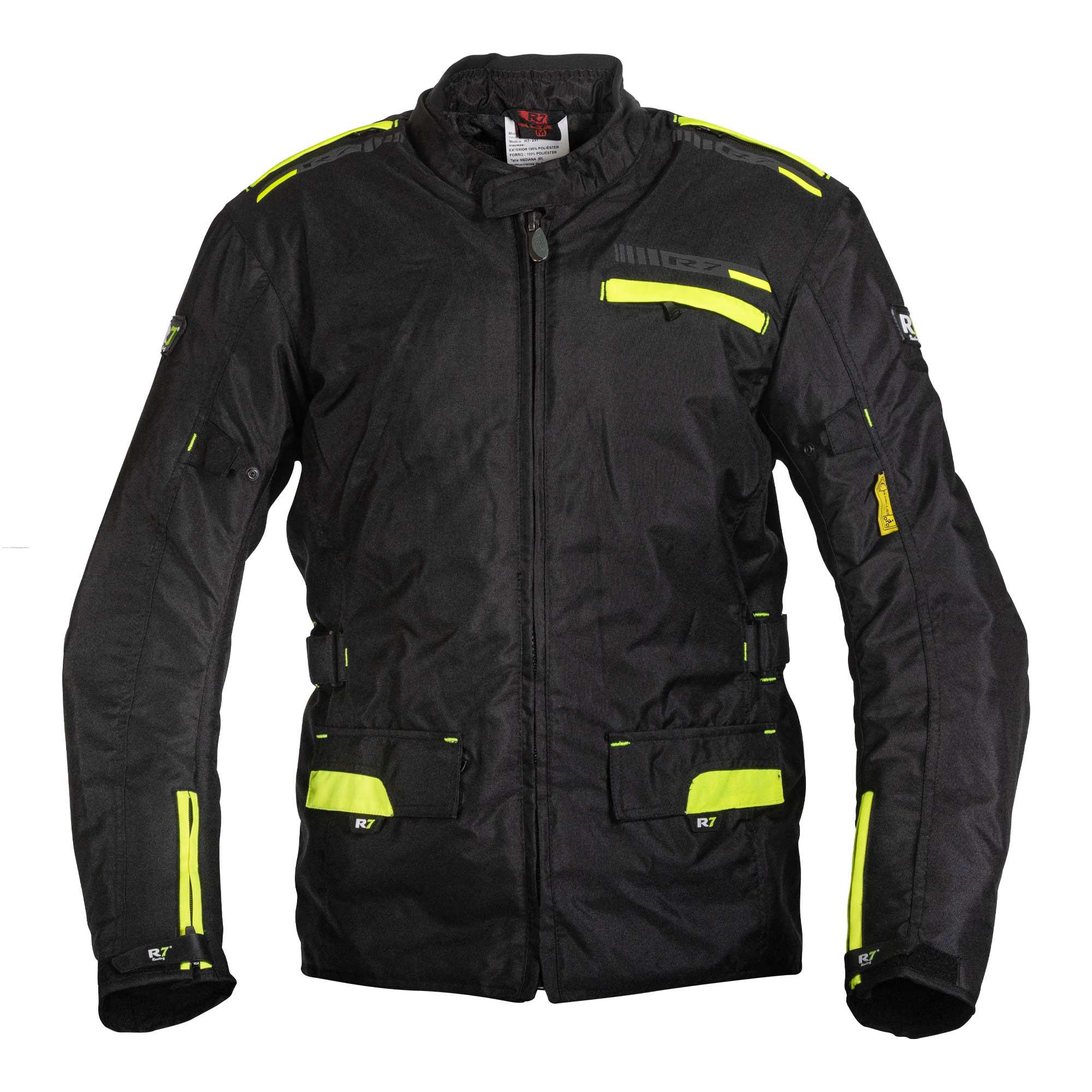 Chamarra Deportiva R7 RACING R7-231 XS Verde Textil