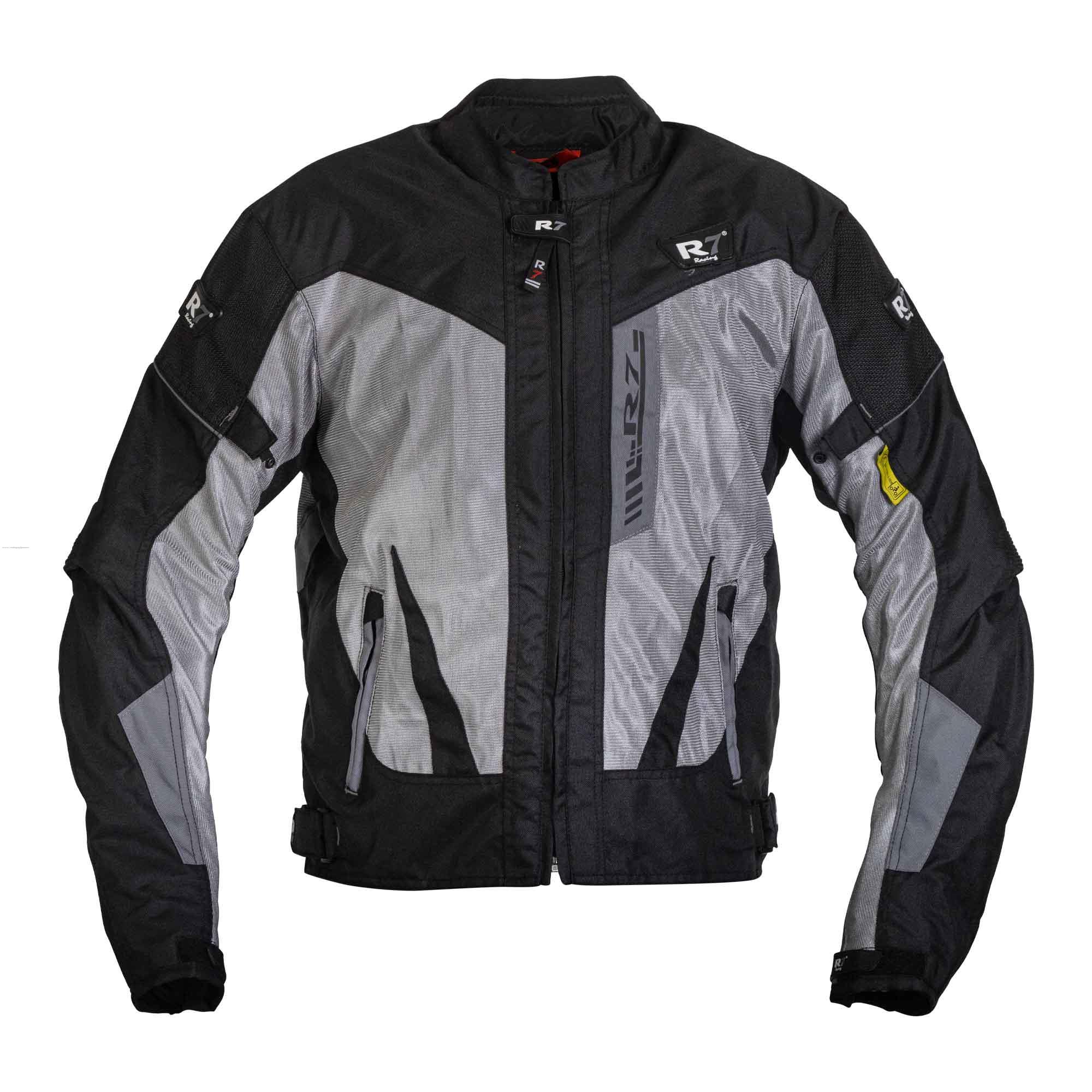 Chamarra Deportiva R7 RACING R7-305 XS Gris Textil