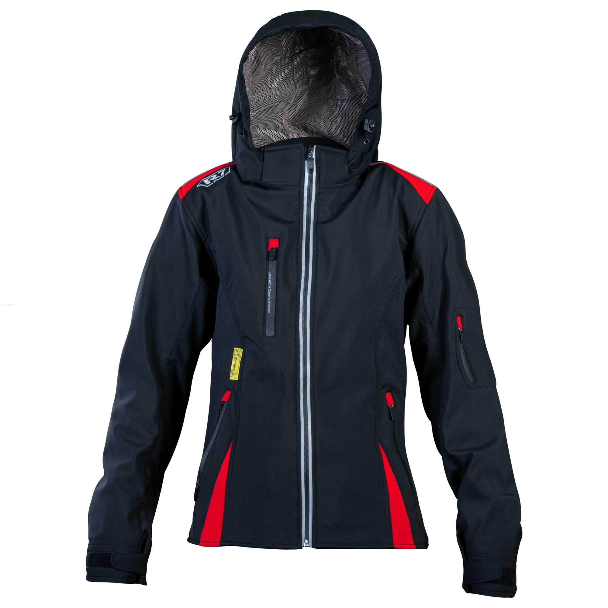 Chamarra Deportiva R7 RACING R7-776 XXL Rojo Textil Suave P/DAMA