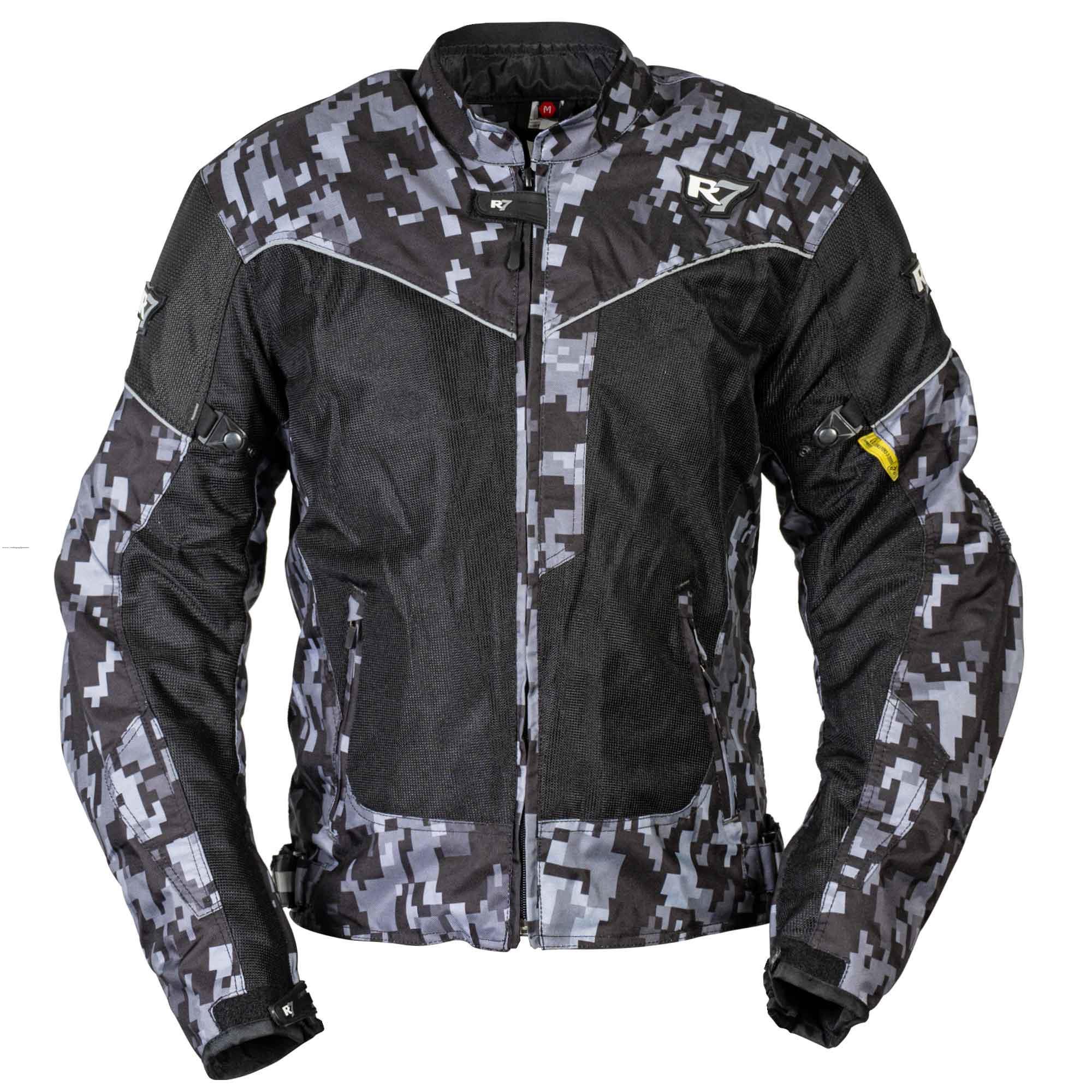 Chamarra Deportiva R7 RACING R7-2314 L Negro Textil