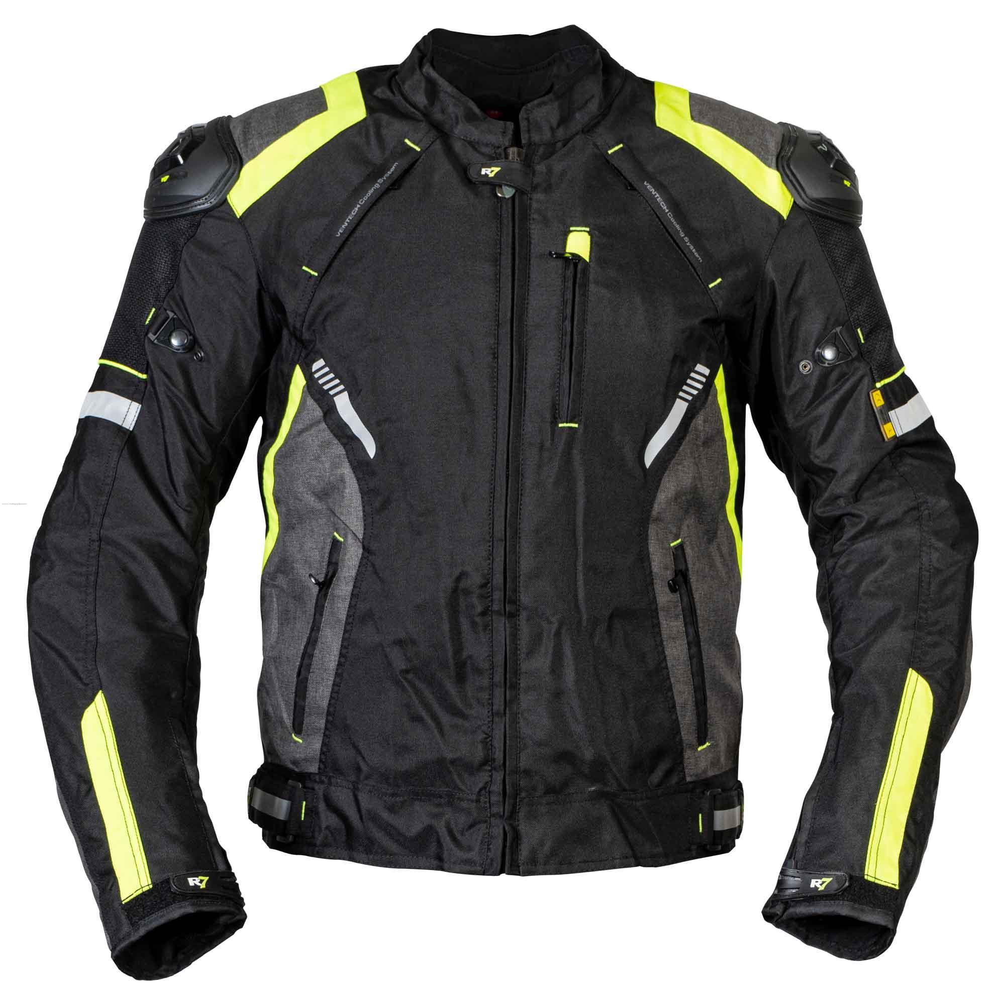 Chamarra Deportiva R7 RACING R7-2120 L NGO/AMA Textil