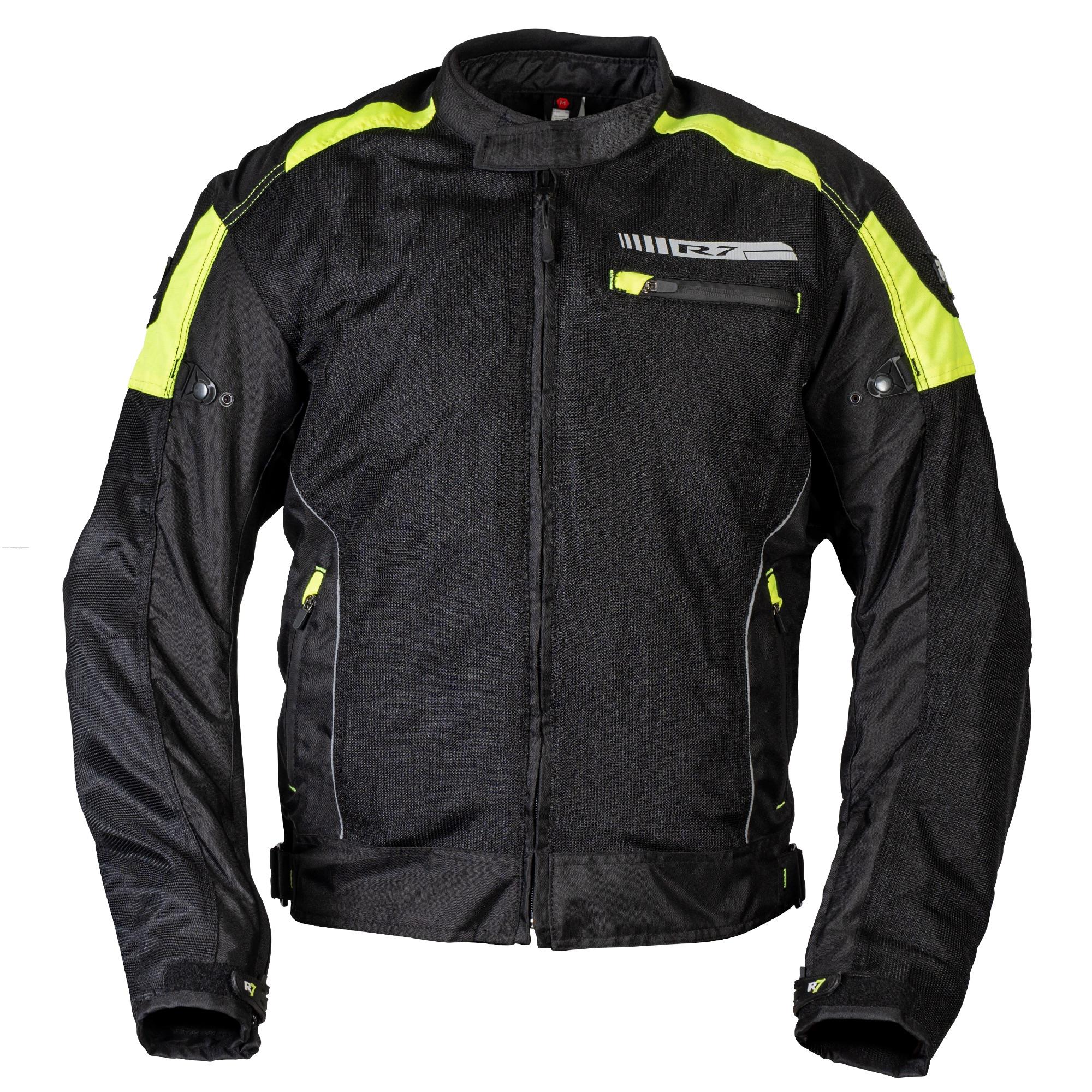 Chamarra Deportiva R7 RACING R7-2123 L NGO/AMA Textil