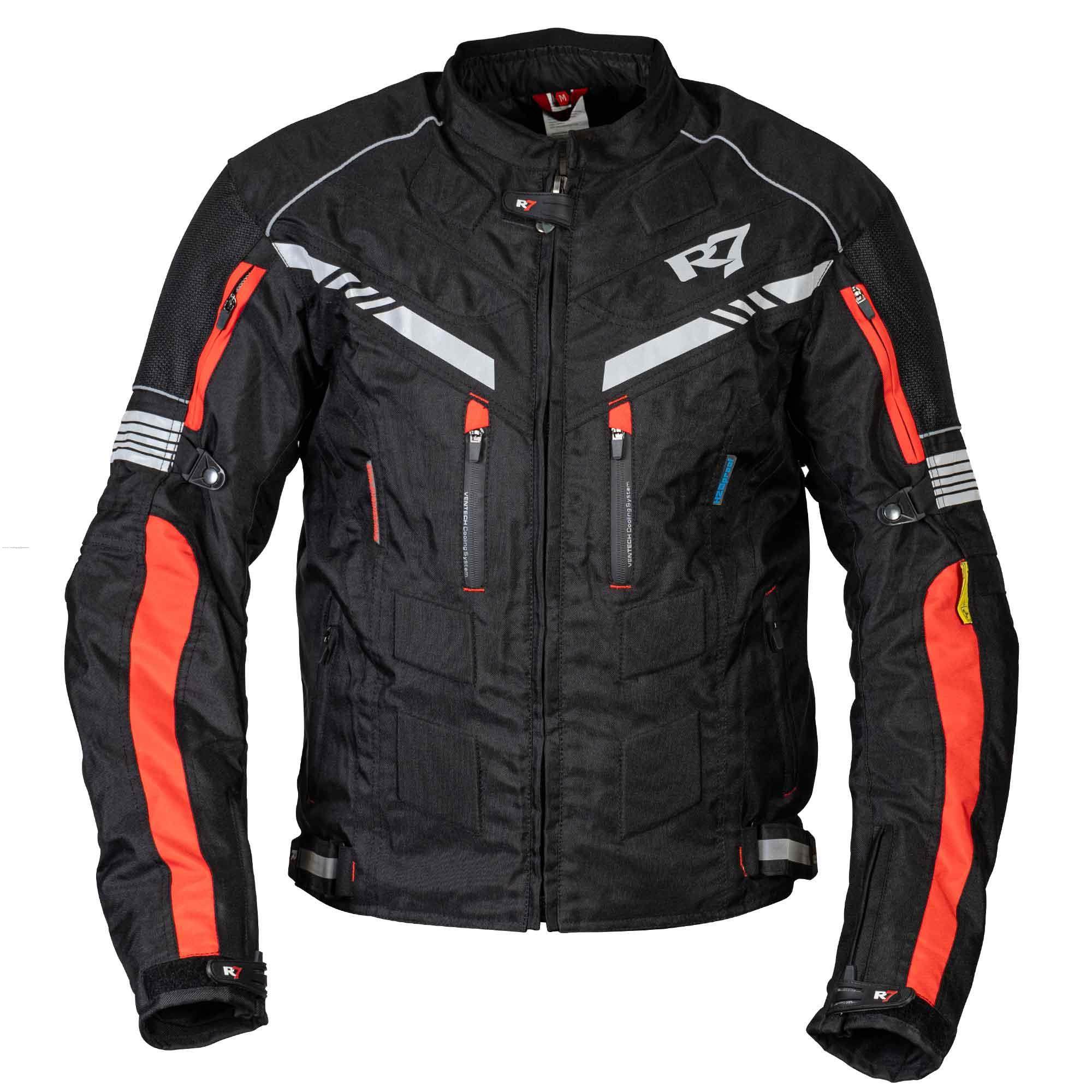 Chamarra Deportiva R7 RACING R7-2700 M Negro Textil