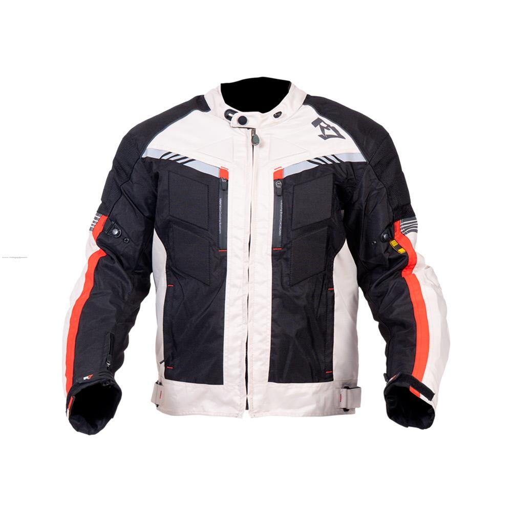 Chamarra Deportiva R7 RACING Titan L NGO/GRS Textil