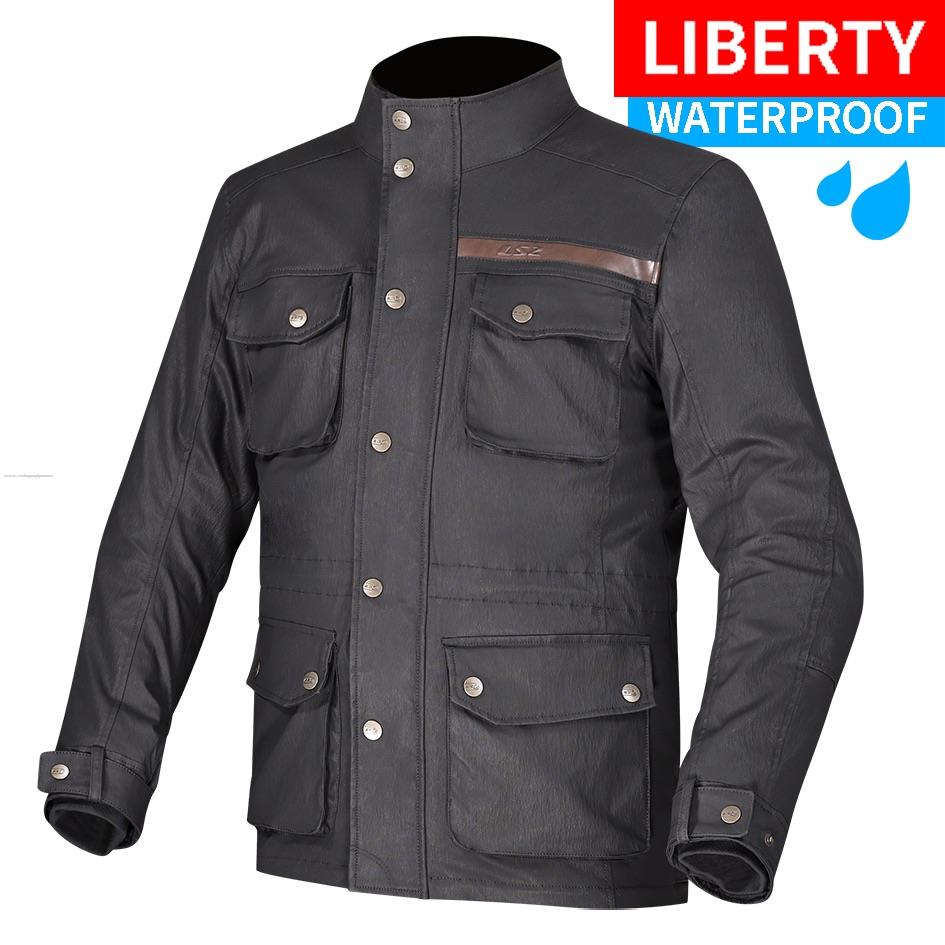 Chamarra Deportiva LS2 Liberty L Negro Textil