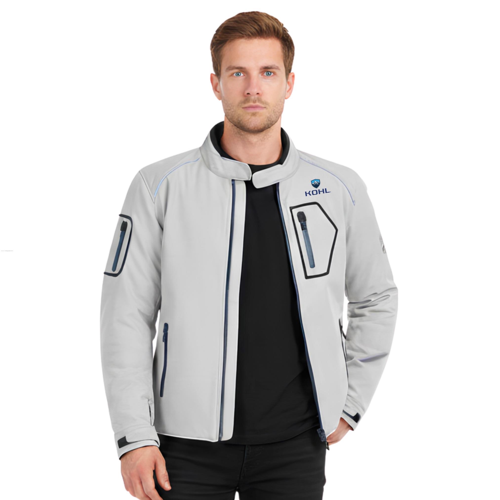 Chamarra Deportiva KOHL Auron L Blanco Textil Suave