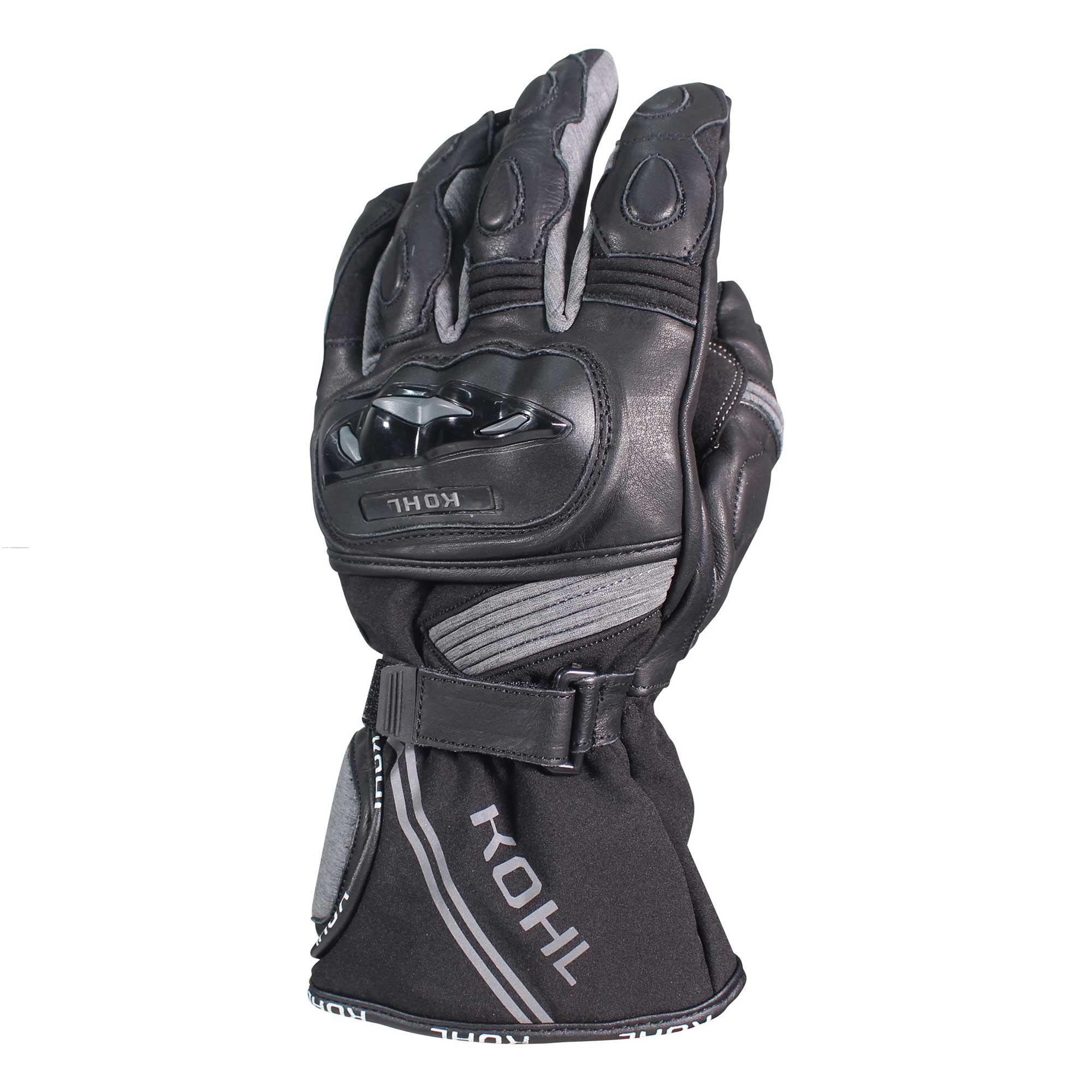 Guantes Vel KOHL KOHL-001 S Gris TEXTIL/PIEL