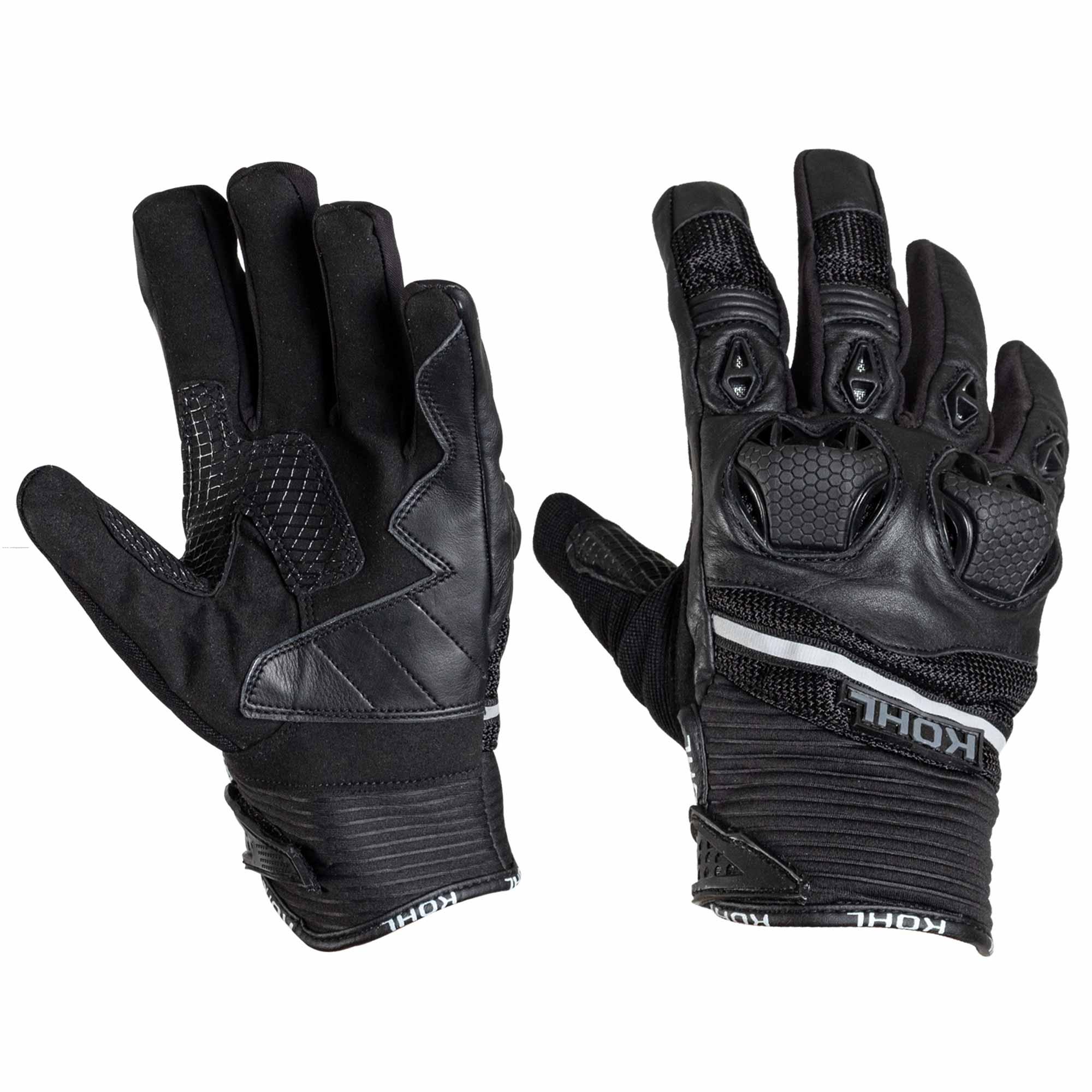 Guantes Vel KOHL KOHL-202 S Negro TEXTIL/PIEL