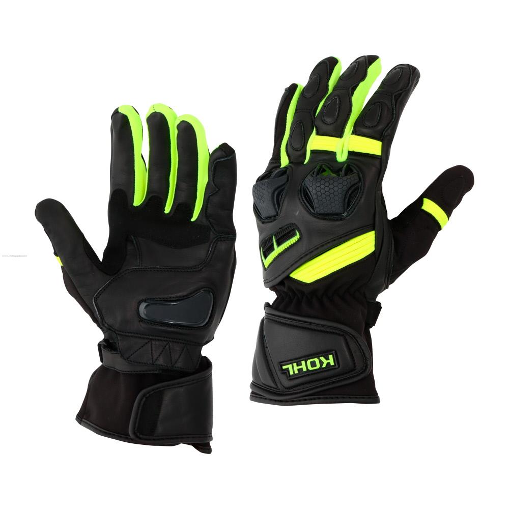 Guantes Vel KOHL KOHL-4103 M NGO/AMA Piel