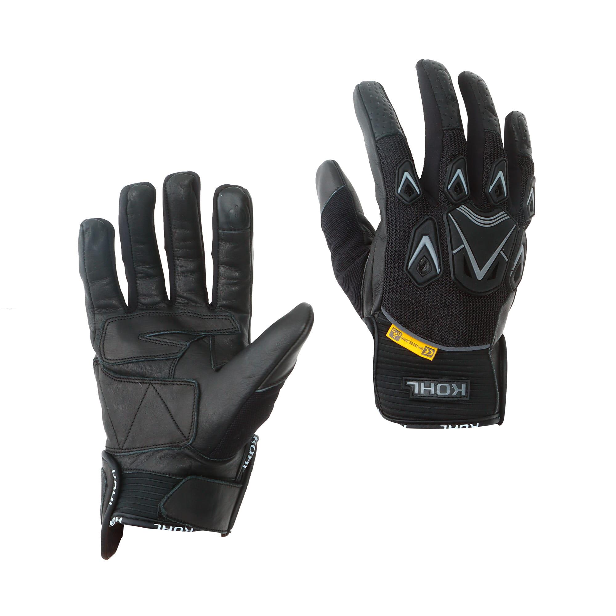 Guantes Vel KOHL KOHL-4306 L NGO/GRS Piel