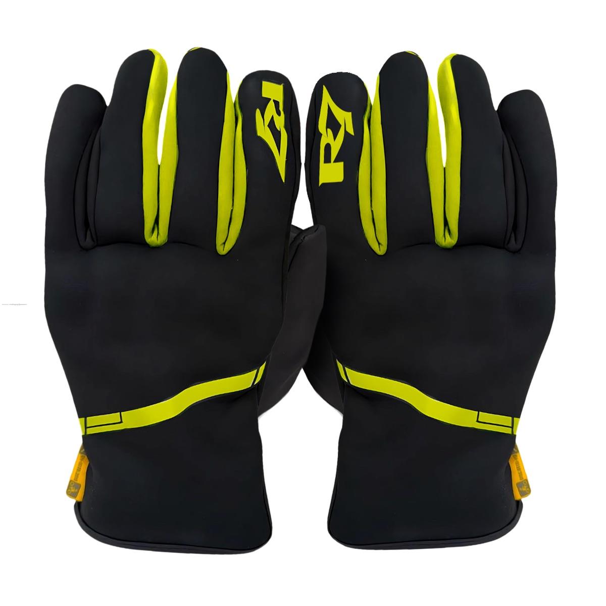 Guantes Vel R7 RACING R7-4331 L NEG/AMA Textil