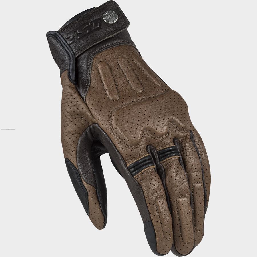 Guantes Vel LS2 Rust L Cafe Piel