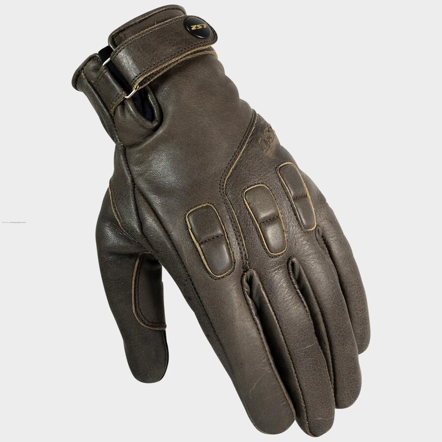Guantes Vel LS2 Jazz L Cafe TEXTIL/PIEL