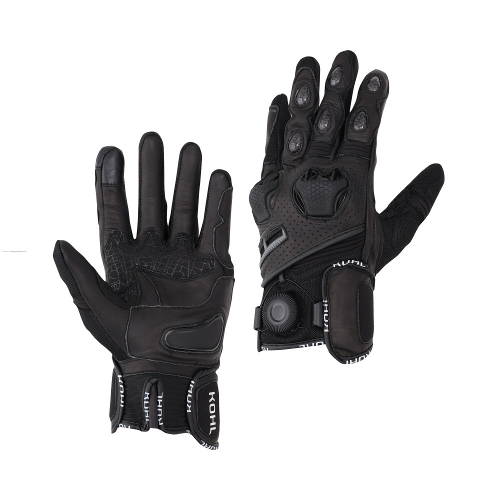 Guantes Vel KOHL Predator Air L Negro Piel