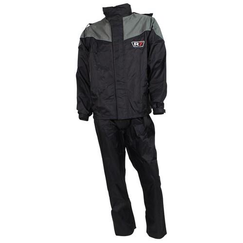 Impermeable R7 RACING Premium M NGO/GRS