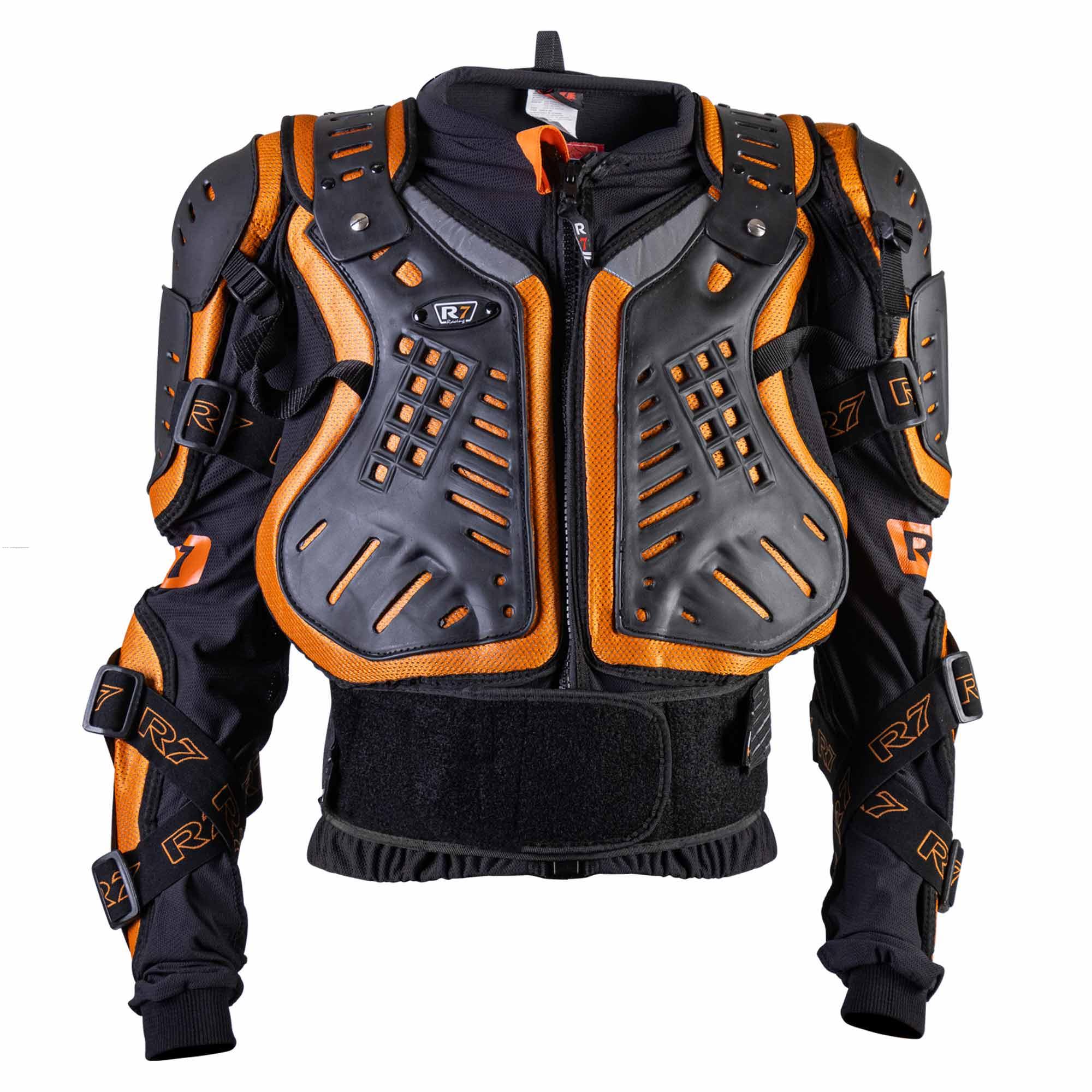 Protector de Cuerpo en Chaleco R7 RACING Scorpio V2 M NGO/NJA
