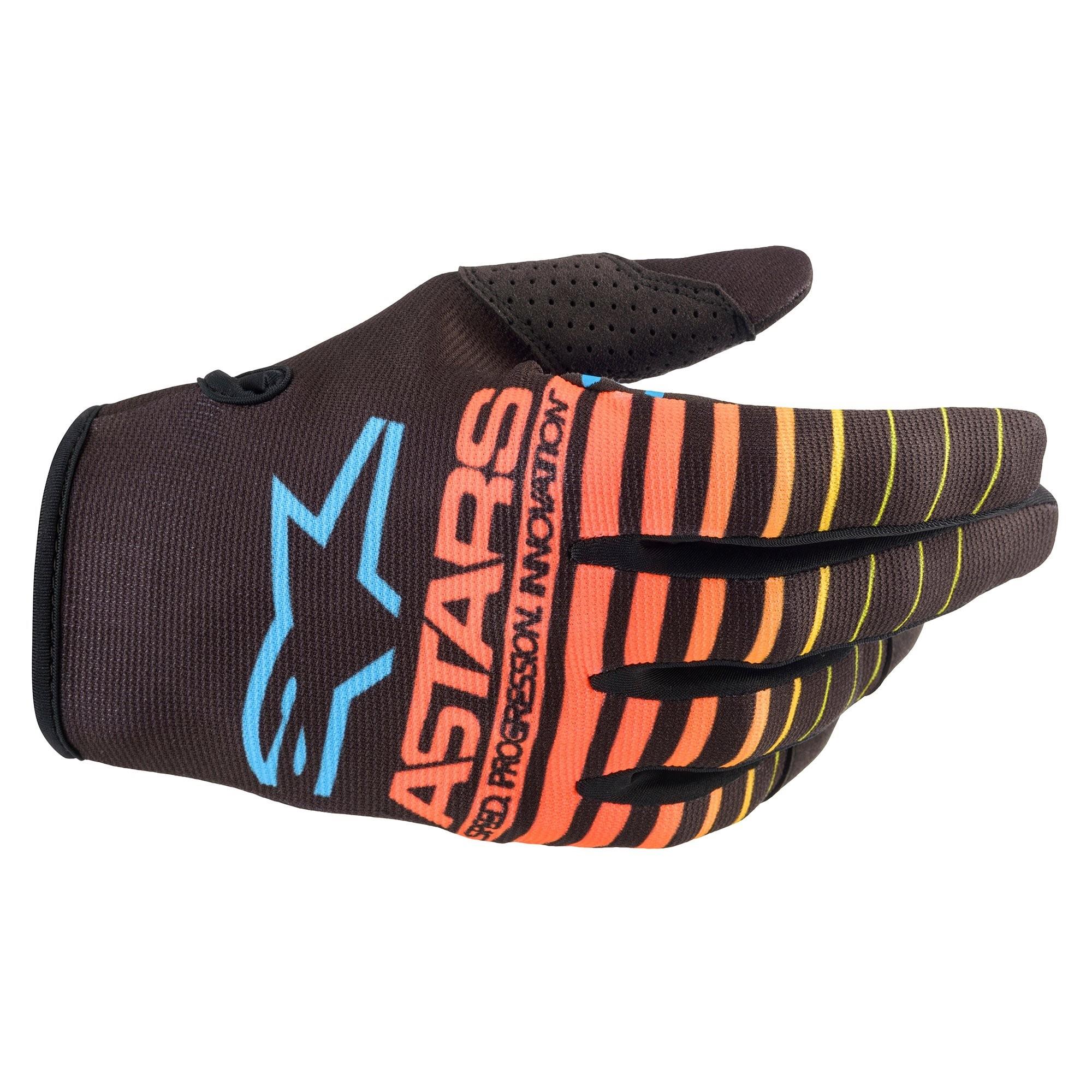 Guantes para Motocross Youth Kids Radar NGO/AMA FLUO/CORAL · Alpinestars