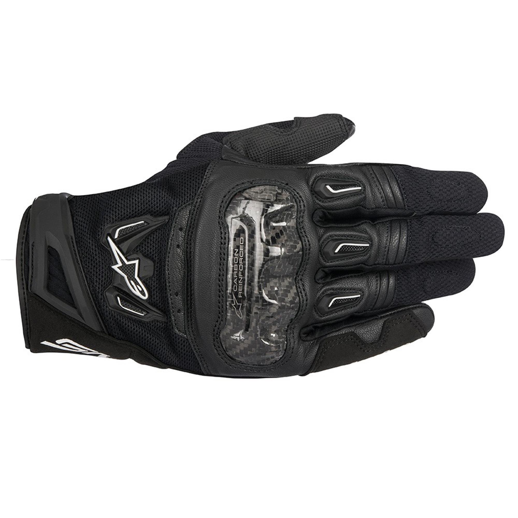Guantes TEXTIL/PIEL con Carbono SMX-2 AC V2 Negro S · Alpinestars