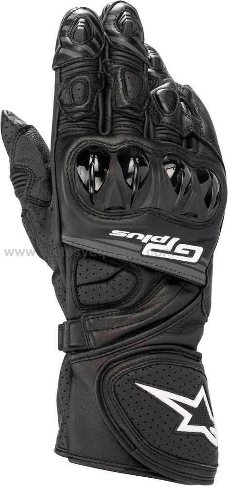 Guantes de Piel GP Plus R V2 Negro S · Alpinestars