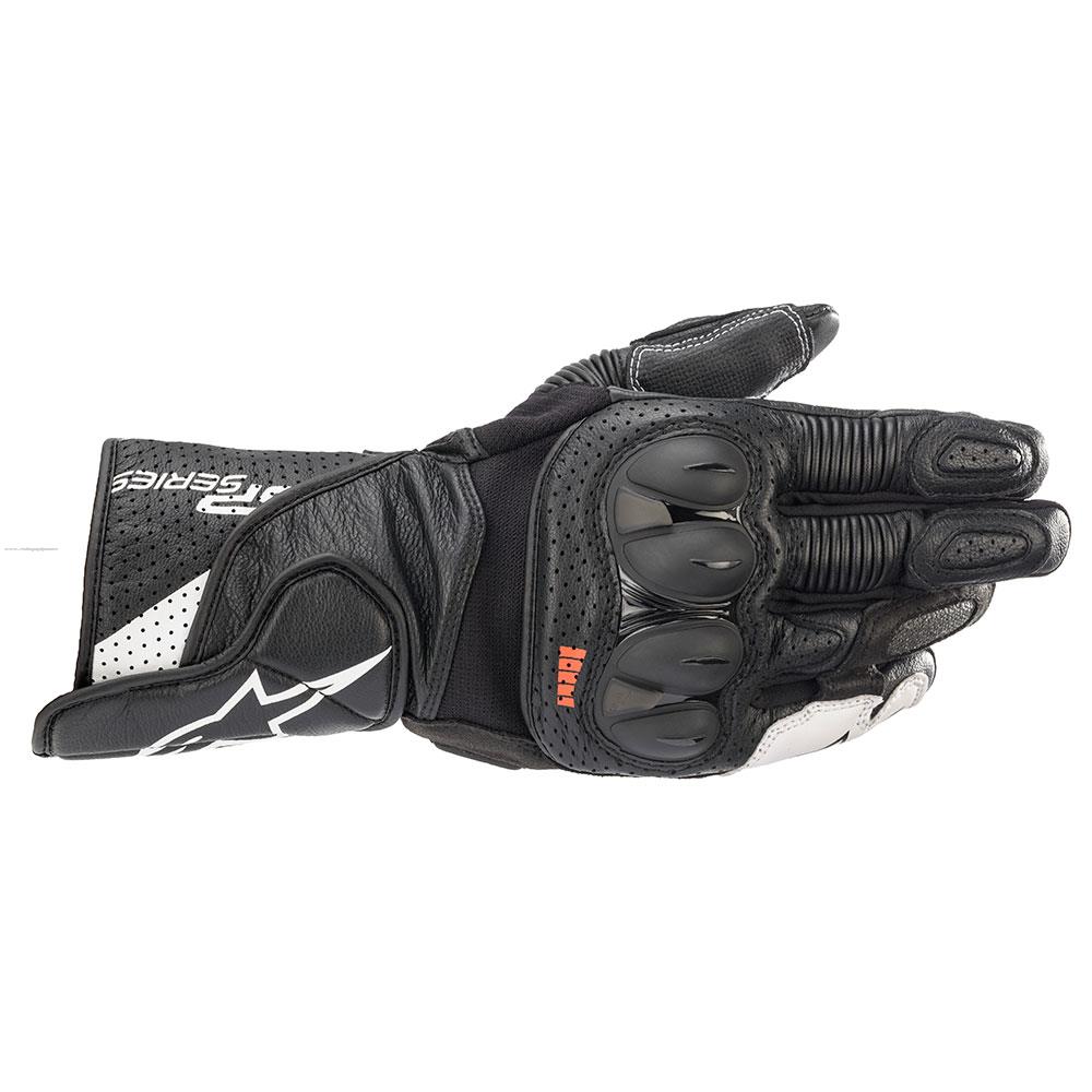 Guantes de Piel SP-2 V3 NGO/BCO XXL · Alpinestars