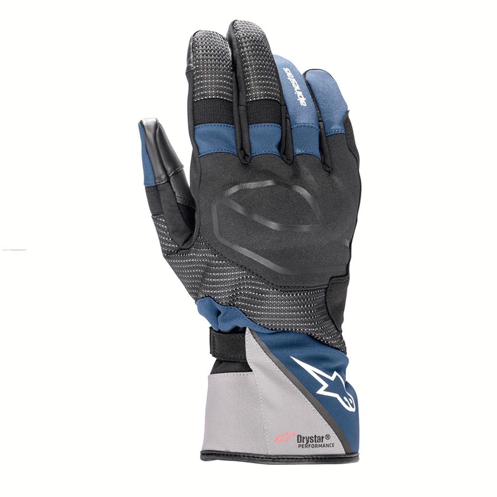 Guantes TEXTIL/PIEL Andes V3 Drystar NGO/AZL Marino L · Alpinestars