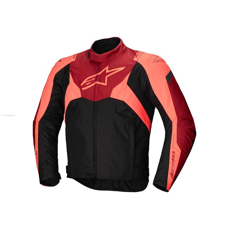 Chamarra Textil T-JAWS V4 WP NGO/ROJ Fluo S · Alpinestars